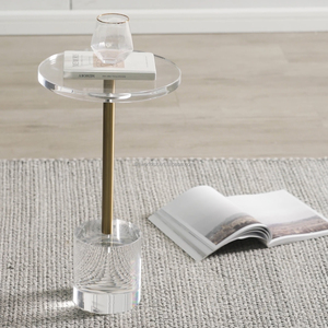 Artworld Displays Mesa acrílica Menú Soporte de exhibición Lujo Moderno Minimalista Sala de estar Acrílico transparente Mesa auxiliar Mesa de centro - Product Image 2