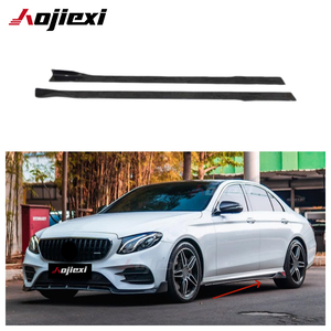 Minigonne laterali in vera fibra di carbonio W213 per <span class=keywords><strong>Mercedes</strong></span> Benz <span class=keywords><strong>Classe</strong></span> E W213 <span class=keywords><strong>AMG</strong></span> E53 E63s 2017-2022 - Kit carrozzeria in fibra di carbonio - Product Image 1