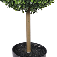 Plante Artificielle en Pot Lapin Imperméable Sans Entretien PE+PP+Ciment 90cm Résistante aux UV Ignifuge Intérieur Extérieur Pâques