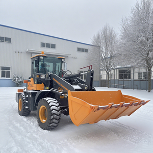 2025 multifungsi kompak Diesel roda Mini pemuat tertutup taksi 2 Ton nilai beban peralatan pertanian inti 1 tahun - Product Image 5