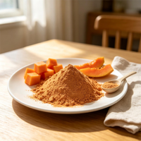 100% Zuivere Papajapoeder Sterke Natuurlijke Smaak Voedingsmiddelkwaliteit voor Dranken, Bakkerij, Desserts