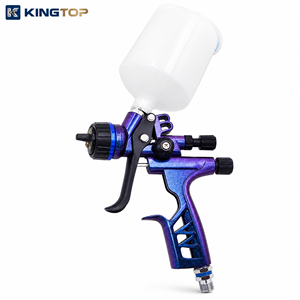 ปืนพ่นสีระบบ HVLP ยี่ห้อ Kingtop รุ่น WARTE สำหรับสีน้ำ ปืนพ่นสีรถยนต์ระดับมืออาชีพ หัวฉีดขนาด 1.3 มม. และ 1.4 มม. - Product Image 1