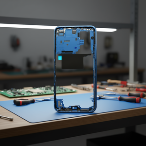 Scocca Posteriore Blu per Xiaomi Redmi Note 11S, Materiale ABS per Telefoni Cellulari - Product Image 3