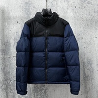 Veste en duvet classique vintage 100% duvet, style décontracté de luxe, 1996, pour hommes