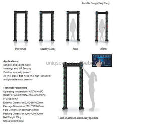 유니크스캔 최고의 보안 금속 탐지기 게이트 휴대용 워크스루 금속 탐지기 - Product Image 5