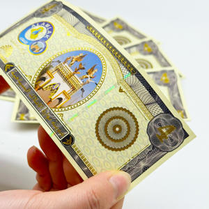 Moneda conmemorativa falsa personalizada, estampado de oro, cupón de efectivo antifalsificación, cupón de <span class=keywords><strong>descuento</strong></span> de seguridad, boleto para juego - Product Image 3