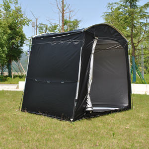 Tente de stockage de housses de vélo d'extérieur, tente Oxford 210D imperméable <span class=keywords><strong>pour</strong></span> <span class=keywords><strong>4</strong></span>-5 <span class=keywords><strong>vélos</strong></span>, abris extérieurs <span class=keywords><strong>pour</strong></span> <span class=keywords><strong>vélos</strong></span>, moto - Product Image 1