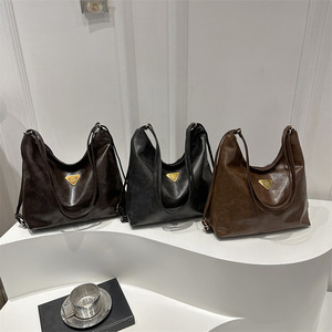 <span class=keywords><strong>Bolso</strong></span> de Mano 3 en 1 de Cuero PU Vintage: <span class=keywords><strong>Bolso</strong></span> Bandolera de Gran Capacidad para <span class=keywords><strong>Mujer</strong></span>, <span class=keywords><strong>Bolso</strong></span> Versátil Urbano para Uso Diario - Product Image 1