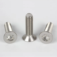 Sekrup Mesin Torx Countersunk Baja Tahan Karat GB 2673.1 316 Sekrup Kepala Datar Sekrup Kepala Kerucut