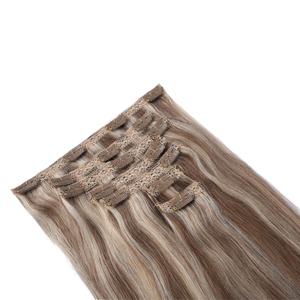 Extensiones de Cabello Chino KSWIGS con Clip, Doble Trama, 100% Cabello Humano Remy, Trama Única, Textura Lisa, Resistentes al Desprendimiento, Todos los Colores - Product Image 5