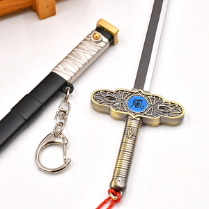 Portachiavi Modello Spada del Vento <span class=keywords><strong>di</strong></span> Kenyuus Densetsus Yaibas, Katana Pop-up in Lega <span class=keywords><strong>di</strong></span> Zinco, Ideale per Collezionisti e Decorazione <span class=keywords><strong>Borse</strong></span> - Product Image 5