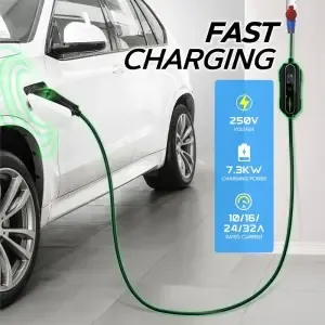Bling xe mới 11Kw On-Board EV sạc di động Trạm Sạc AC CE ETL giấy chứng nhận ccs1 gbt 32A Adapter 7kW Công suất đầu ra - Product Image 5