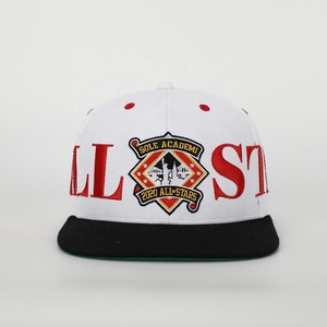 BSCI Oem Custom Mens 6 Panel <strong>White</strong> Acrylic Snap Back Gorras,Hip Hop <strong>Flat</strong> Bill Hat,Sports Embroidery Logo Snapback <strong>Cap</strong> - Product Image 2