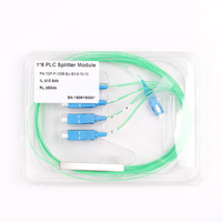 Répartiteur PLC SC/LC/FC/ST 1x2 1x4 1x8 1x16 0,9 mm Mini PVC/ABS pour systèmes FTTX