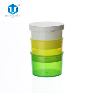 Vasos Desechables para Medicamentos Wantong de 10 ml, Plástico Tricolor, Uso Médico - Product Image 1