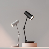Lampe de bureau LED moderne à chargement sans fil, portable, rechargeable, pliable, tactile, avec projecteur décoratif et veilleuse pour enfants et adultes