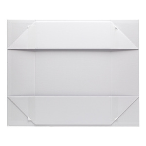 44*32cm <strong>A3</strong> Shallow White Magnetic Closure Garment Gift Retail Packaging <strong>Box</strong> for Dress - Product Image 4