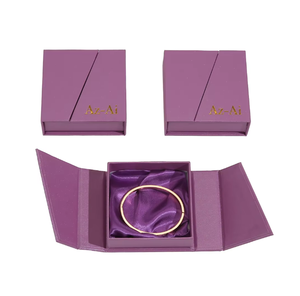 Caja de Joyería de Cartón Ecológica Personalizada con Doble Apertura, Nuevo Diseño de Caja de Regalo con Cajón para Anillos - Product Image 1