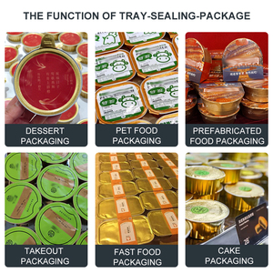 Manual Cup <strong>Sealing</strong> <strong>Machine</strong> Seal 4 Boxes at a Time Aluminum Foil Tray Cake and Four Cups Packaging <strong>Can</strong> <strong>Sealing</strong> <strong>Machine</strong> - Product Image 5