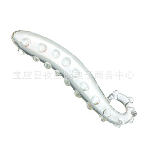 Güzel pembe hayvan kristal şeffaf cam yapay penis Anal Plug seks oyuncak kadınlar için yetişkin - Product Image 2