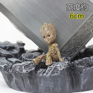 Figura de acción HY Mini <span class=keywords><strong>Groot</strong></span> para decoración de salpicadero de coche, figura de juguete de PVC de <span class=keywords><strong>Groot</strong></span> para decoración, muñeco de <span class=keywords><strong>Groot</strong></span> para maceta. - Product Image 4