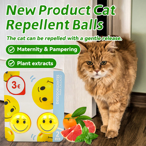 Nouveau produit Balles répulsives pour chats Ingrédient sûr Gardez votre chat loin de l'endroit où vous <span class=keywords><strong>ne</strong></span> voulez <span class=keywords><strong>pas</strong></span> qu'il aille - Product Image 6