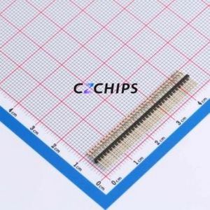 X1311WRS-34J-C40D42 Pin Header SMD,P=1.27mm,Horizontal Mount Connector ( Pin Structure: 1x34P )( Pitch: 1.27mm )( Row Spacing: - Product Image 1