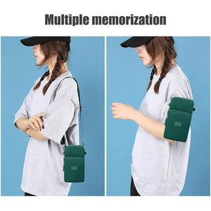 Factory Wholesale Minimalist Cross Body Mobile <strong>Phone</strong> <strong>Bag</strong> Custom Nylon Multi-Function Sports Gym Arm <strong>Bag</strong> Durable Message <strong>Bag</strong> - Product Image 4