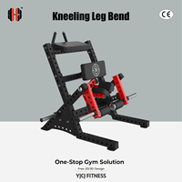 Machine à soulever les jambes à charge libre avec coussin de soutien réglable pour l'entraînement du bas du corps en salle de sport commerciale