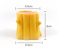 Jouets anti-stress Novacross Squirrel Squeeze Toys, jouet de décompression en forme d'écureuil, jouets sensoriels en forme de souche d'arbre