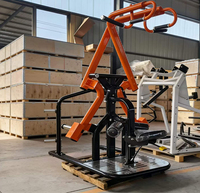 Vente Fabricant : Machine de tirage vertical X à charge par plaques, avec revêtement électrostatique anti-corrosion, pour la musculation