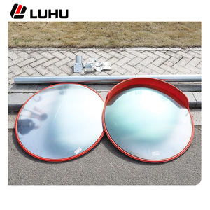 Зеркало дорожное угловое LUHU LH-GJJ-01, выпуклое, для безопасности дорожного движения, внутреннее, диаметр 600 мм, угол обзора 180°, материал ПК/АБС, для парковки - Product Image 5