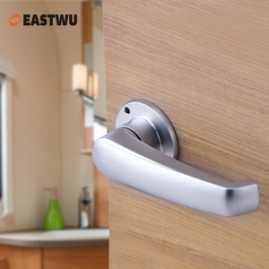Karavan RV tuvalet tuvalet banyo yatak odası mat siyah kapı aksesuarları kolları kolları kolu kilitleri - Product Image 4