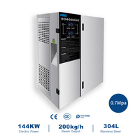 Générateur de vapeur électrique JOWIN 144KW, 200kg/h, 0.7Mpa, chaudière à vapeur en acier inoxydable 304L pour la transformation des fruits de mer, ligne de cuisson des crevettes et des crabes
