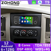 DSP Carplay untuk Dodge Ram 1500 2002-2005 Android Auto Stereo Multimedia Player Layar GPS 4G 2Din Autoradio Head Unit Radio Mobil