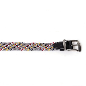 Cinturón de Golf Casual para Hombre, Nuevo Modelo <span class=keywords><strong>2026</strong></span>, Material de Poliéster Suave, Sin Perforaciones, Hebilla de Pin, Elástico y Trenzado, para Uso Diario - Product Image 4