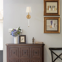 Offre Spéciale Chambre Hôtel Moderne De Chevet Mur De Fer Lampe de Mur de Tissu