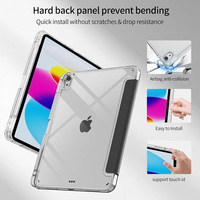 Étui de protection intelligent pliable 3+Y pour iPad Pro 11 pouces et iPad Air 11, résistant aux chocs et aux rayures, support multi-angles