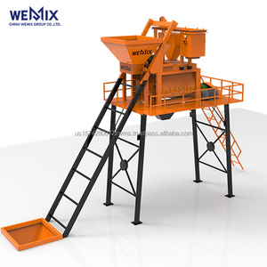 Máquina mezcladora de hormigón forzado JS500 500L, mezcladora de cemento, mezcladora de hormigón - Product Image 1