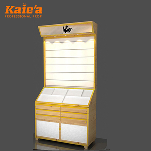 Cao cấp ánh sáng Kính mắt hiển thị Showcase GỖ Kính Tủ truy cập bán lẻ quang cửa hàng hiển thị đồ nội thất - Product Image 4