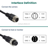 Cable de conexión de cabeza BMW de cabeza de aviación de 5/10/15m de alta calidad para monitor de pantalla de visualización montado en camión y cámara