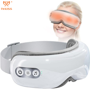 PAKISS Smart Eye Massager with Air Pressure for Eye Strain Relief, Electric Eye Massager with Heat&<b>Vibration</b>&Bluetooth Music - Product Image 1