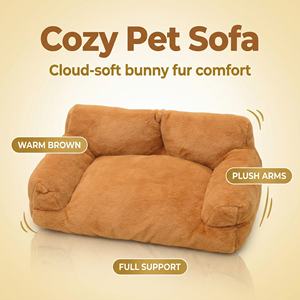 Cama para Mascotas en Forma de Sofá, Cálida para Invierno, Desmontable y Lavable, Universal para las Cuatro Estaciones, Venta al por Mayor Internacional - Product Image 2