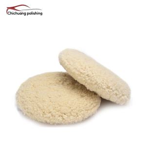 Tampons de polissage en laine d'agneau professionnels Chichuang, unilatéraux, 8 pouces, pour le detailing automobile - Product Image 2