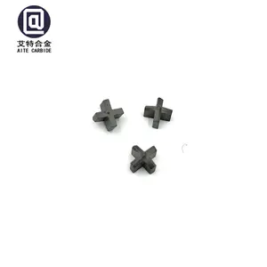 YG8/YG6 Cross Carbide Wear-resistant Welding Parts Tungsten Carbide Brazing Tips
