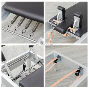 Machine de Reformer Classique de Luxe Personnalisable en Cuir avec Revêtement en Cuir de Couleur et Aluminium, Modèle Cpr01 de Qualité Aérospatiale - Product Image 4