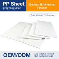 Plaque en polypropylène ignifuge résistante aux UV pour l'extérieur, plaque en plastique PP solide pour matériaux de construction et décoration de bâtiments