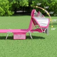 Lit pliant multifonctionnel pour le camping en plein air et sur la plage, chaise pliante pour le repos en intérieur