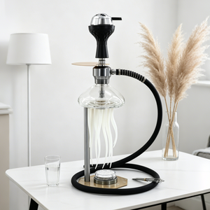 Set de Hookah Shisha con Diseño de Medusa Joy, 44CM, LED, de Aluminio, Estilo Árabe, para Bar, en Stock, Venta al por Mayor - Product Image 1
