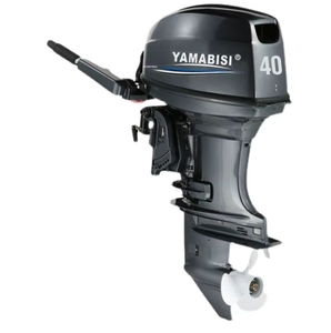 New <b>40HP</b> Twin Cylinder Water Cooled 2-Stroke <b>Outboard</b> <b>Motor</b> for Fishing Boat Short Shaft Gasoline Engine Fuel-Efficient Design - Product Image 1